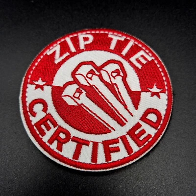 URSUZ Aufnäher Morale Patch Zip Tie Kabelbinder Handwerker Schnellbinder DIY