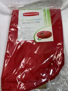 Rubbermaid 30" Red Soft WREATH KEEPER Christmas Storage 2005 NEW in Package - Picture 1 of 6