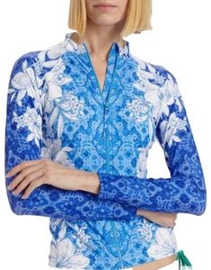 Johnny Was NUEVO CON ETIQUETAS X-Large Clio Camisa de Surf Manga Larga Natación Protector contra Erupciones Secado Rápido - Imagen 1 de 7