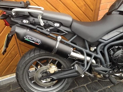 TRIUMPH TIGER 800 2011/18 SILENCER FURORE NERO BY GPR SILENCER ITALY - Image 1 of 4