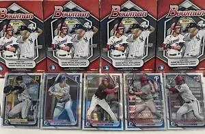 2024 Bowman Mega Complete 100 Card Set of Mojo Refractors Skenes Cruz Crews MINT - Picture 1 of 2