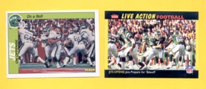 1987 & 1988 Fleer Team Action KEN O'BRIEN New York Jets 2-Card Lot - Picture 1 of 1
