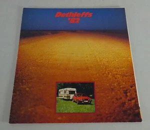 Preisliste / Prospekt Dethleffs Wohnwagen Camper / Nomad Luxus etc. Stand 1982 - Bild 1 von 2
