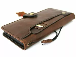 Genuine Leather case fo Galaxy s22 S23 s24 s25 Ultra Wallet Note s21 s20 21 FE - Picture 1 of 5