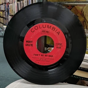 Moby Grape Can't Be So Bad / Bitter Wind VG+ 45 RPM 1968 - Picture 1 of 6