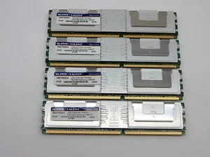 Super-Talent / Samsung 8GB (4x 2GB) DDR2-667 PC5300 Server FB-DIMM RAM MEMORY - Picture 1 of 2