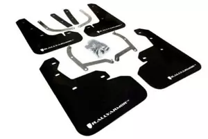 Rally Armor MF45-UR-BLK/WH 2017+ Fits Subaru Impreza ur Black Mud Flap w/ White - Picture 1 of 10