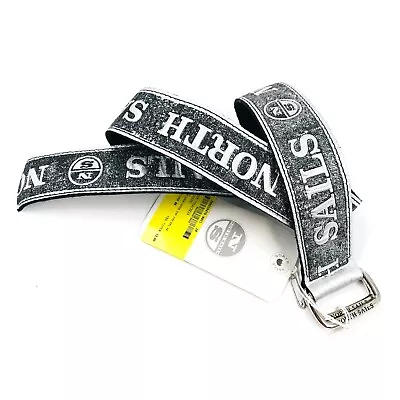 RRP €95 CINTURA Da Vela In Pelle / Tessuto NORTH SAILS Taglia 26 28 - Immagine 1 di 4