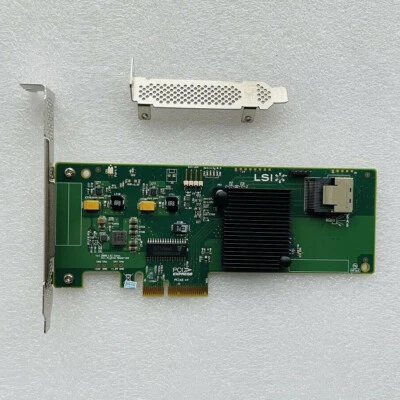 LSI 9211-4i Internal SAS SATA PCI-E 4Ports 6Gbs P20 IT Mode ZFS FreeNAS unRAID - Image 1 of 3