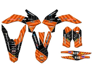 2016 EXC-F RACE SERIES Orange Senge Graphics Kit Compatible with KTM - Picture 1 of 10