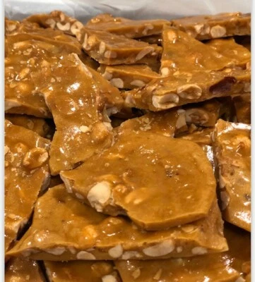 Homemade Peanut Brittle by ~D'Vine Sweets~ 1Lb, Made to order. - Image 1 of 4