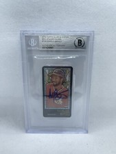 Harold Baines 2019 Topps Allen & Ginter Stained Glass Mini SP Beckett Auto HOF 2