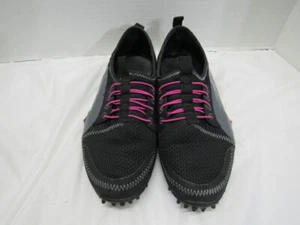 PUMA FITNESS BLACK GRAY PINK SHOES WOMENS SIZE 8.5 - Picture 1 of 6