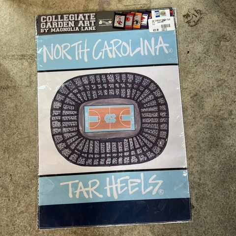 North Carolina Tar Heels Magnolia Lane Dean Dome Garden Flag 12” X 18” Cover