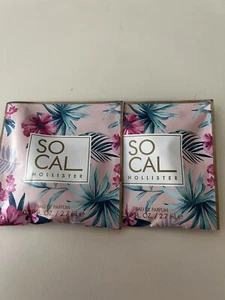 Hollister So Cal Eau de Parfum .09oz mandarina y magnolia rosa Lote de 2 - Imagen 1 de 3