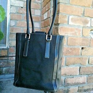 Coach Bonnie's Legacy Vintage Bucket Linen Leather Black No. Lop 9429 Bag