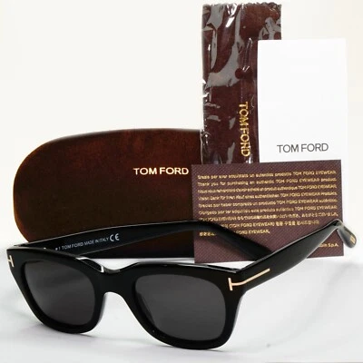 Tom Ford Sunglasses Black Glossy Black Spectre Bond FT5178 TF 5178 001 50mm - Image 1 of 4