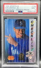 1995 Sportflix Checklist Artist's Proof Ken Griffey Jr PSA 9 *Low Pop* Mariners