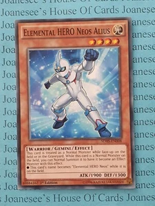 SDHS-EN008 Elemental HERO Neos Alius Yu-Gi-Oh Card 1st Edition New - Picture 1 of 3