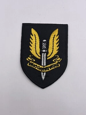 SAS Who Dares Wins TRF Special Air Service Machine Embroidered Patches SAS Badge - Image 1 of 3
