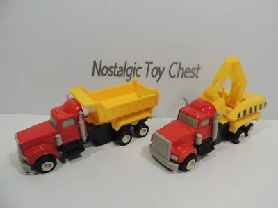 Lote de vehículos de construcción camión volquete retroexcavadora excavadora semi sin marca Foto 1 de 4