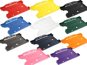 Soporte rígido para tarjetas de identificación - ¡Calidad superior! 12 colores disponibles - Imagen 1 de 1