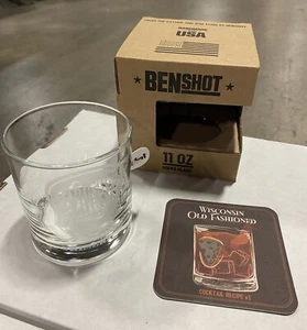 BenShot Guitar Pick Rocks Glass - Whiskey Myers John Jeffers - Set of 4 Glasses - Picture 1 of 7