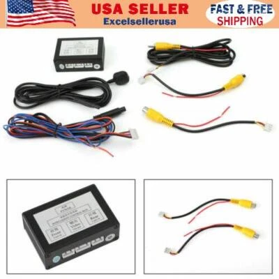 MADHORNETS 1PC Universal Car Front Rear Parking View Camera Switch 2 Channel Control Box US