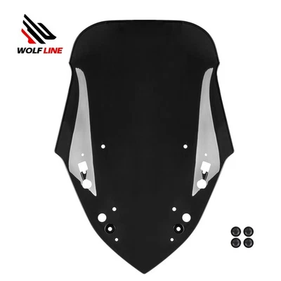 WOLFLINE Windshield for Yamaha X-MAX 300 2017-2022 Wind Screen Deflector - Imagen 1 de 4