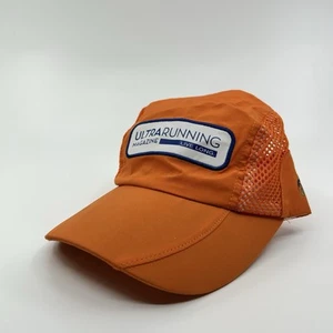 Topo Athletic Mesh Running Hat Orange Multi-Logos OSFM - Picture 1 of 12