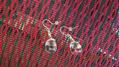 Pendientes de cristal ROBERT LEE MORRIS RLM Studio piscinas de luz, excelente estado .925 Foto 1 de 2