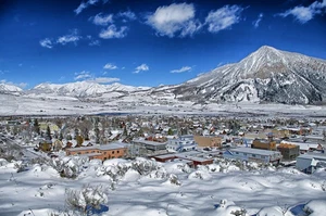 CRESTED BUTTE COLORADO CITYSCAPE | Poster 24X36" | AWESOME! - Picture 1 of 2