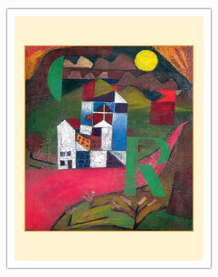 Villa R - Arte abstracto vintage de Paul Klee 1919 Foto 1 de 1