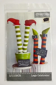 Legs Celebrate Elf Witch Pattern by Crossroads Indygo Junction IJ1109CR - Picture 1 of 2