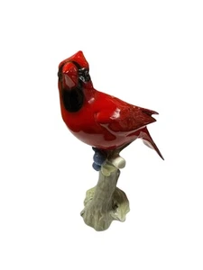 HUTSCHENREUTHER RED CARDINAL BIRD FIGURINE Granger GERMANY Mint - Picture 1 of 7