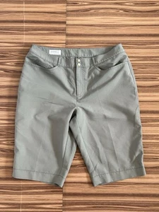 Annika Cutter& Buck Gray Golf Shorts Women's size 8 - Picture 1 of 7