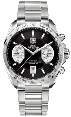 Tag Heuer Grand Carrera CAV511A.BA0902 Black Dial Chronograph 43mm Men's Watch - Image 1 of 4