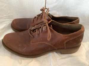 TIMBERLAND BROWN LEATHER BROGUE BOOTS WOMENS UK 5.5 ANKLE SHOES - Picture 1 of 8