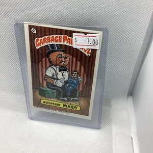 1986 Series 4 GPK Garbage Pail Kids Sticker OS4 Whisperin' Woody #152a - Picture 1 of 2