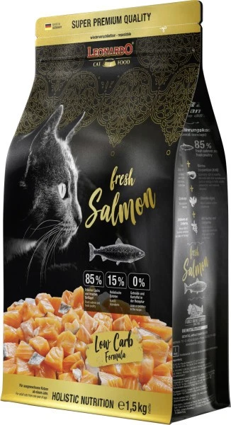 Leonardo Katzentrockenfutter Fresh Salmon 1,5 kg  Katzenfutter - Bild 1 von 1