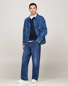 Tommy Hilfiger Men's Aiden Baggy Jeans W32/L32 Dark Wash Blue - BNWT RRP£80 - Picture 1 of 3