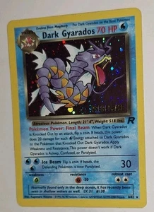 Dunkles Gyrados Pokemon Karte Holo Holographic Stamped Team Rocket Prerelease 08/82  - Bild 1 von 7