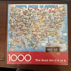 Brand New Springbok The Good Old U S Of A USA 1000 Piece Jigsaw Puzzle 24" x 30" - Picture 1 of 4
