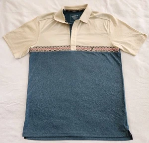 Rank 45 Bulldogger Colorblock Western Short Sleeve Golf Polo Shirt Mens size S - Picture 1 of 6
