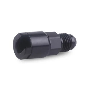 6AN to 5/16" Quick Connect Fitting Adapter Male to Female Push On EFI -Black New - Picture 1 of 6