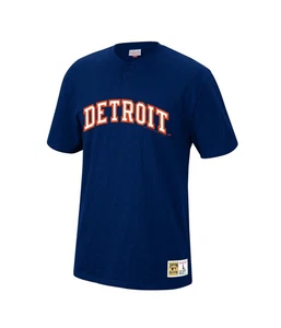 Chemise homme Mitchell & Ness Detroit Tigers Henley - Photo 1 sur 1
