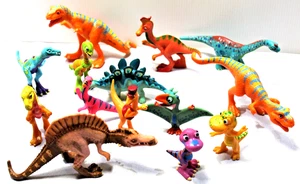 Jim Henson’s Dinosaur Train PVC Figures x14 Learning Curve Toys Collectable 2010 - Picture 1 of 24