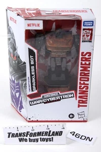 Bot sin chispas Decepticon sellado MISB MOSC Deluxe Netflix Transformers - Imagen 1 de 3
