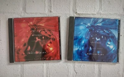 Pottery Barn "A COOL CHRISTMAS Volume 2 & 3 Audio CDs 1996 Excellent Set OOP - Image 1 of 3