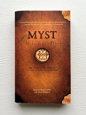 Myst The Book of Atrus Rand Miller Robyn Miller David Wingrove 1995 1st Print - Image 1 of 4